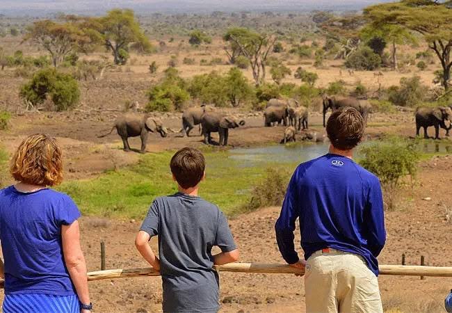 Kitirua Conservancy is a 25,000-acre private wildlife conservancy on the western edge of Amboseli National Park, running down to the Kenya